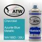 Preview: Chevrolet, Azurite Blue Metallic, WA190D / 39U: 400ml Sprühdose, von ATW Autoteile West.